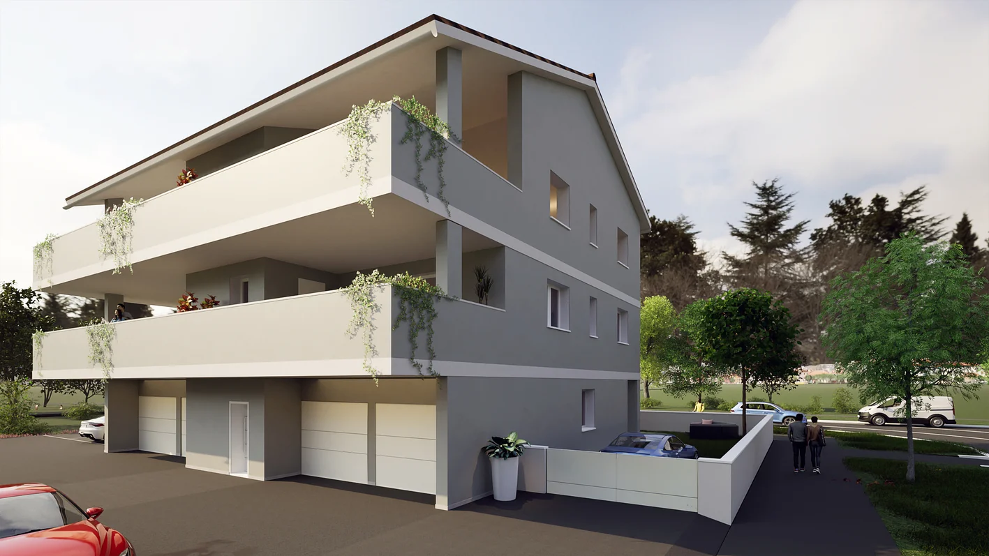 Rif 564 | Appartamento con grande loggia in palazzina in costruzione a San Mauro in Valle