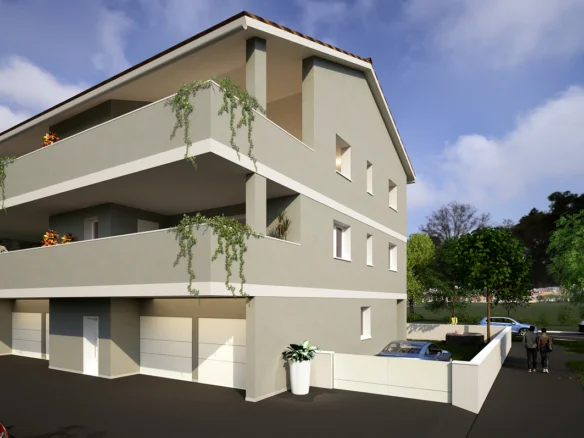 Rif 565 | Appartamento con grande loggia in palazzina in costruzione a San Mauro in Valle