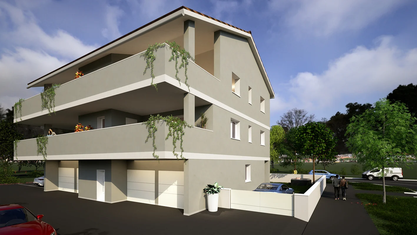 Rif 564 | Appartamento con grande loggia in palazzina in costruzione a San Mauro in Valle