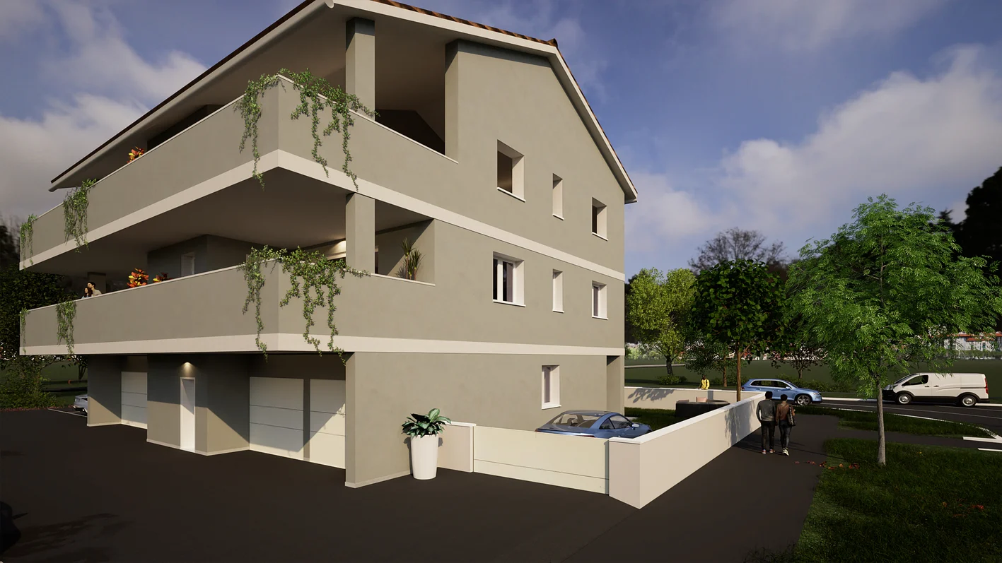 Rif 564 | Appartamento con grande loggia in palazzina in costruzione a San Mauro in Valle