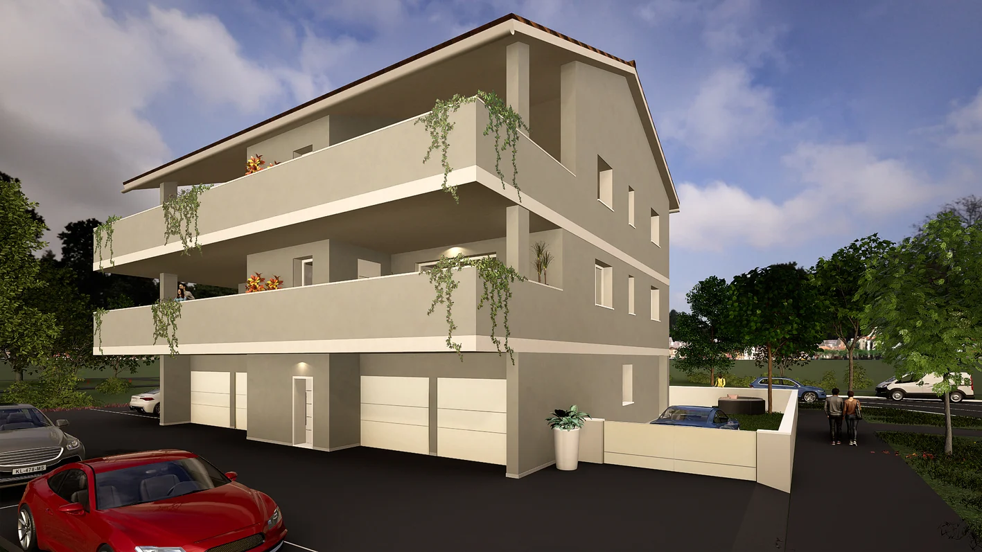 Rif 564 | Appartamento con grande loggia in palazzina in costruzione a San Mauro in Valle