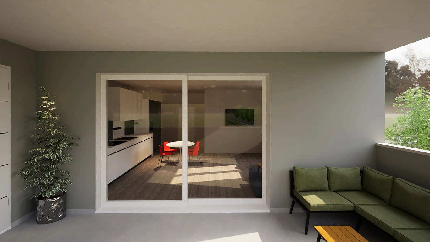 Rif 565 | Appartamento con grande loggia in palazzina in costruzione a San Mauro in Valle